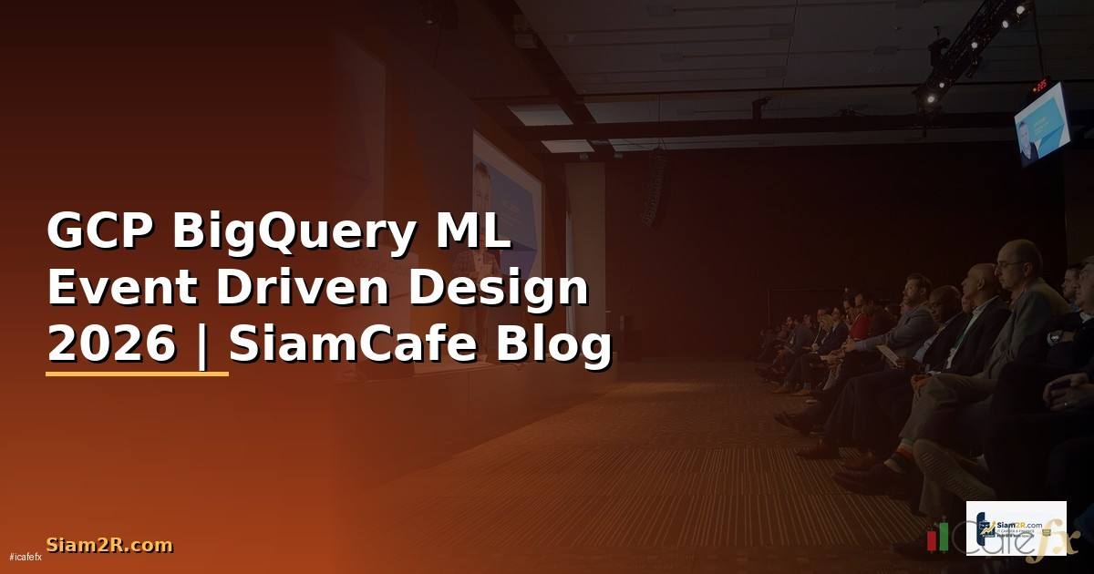 GCP BigQuery ML Event Driven Design