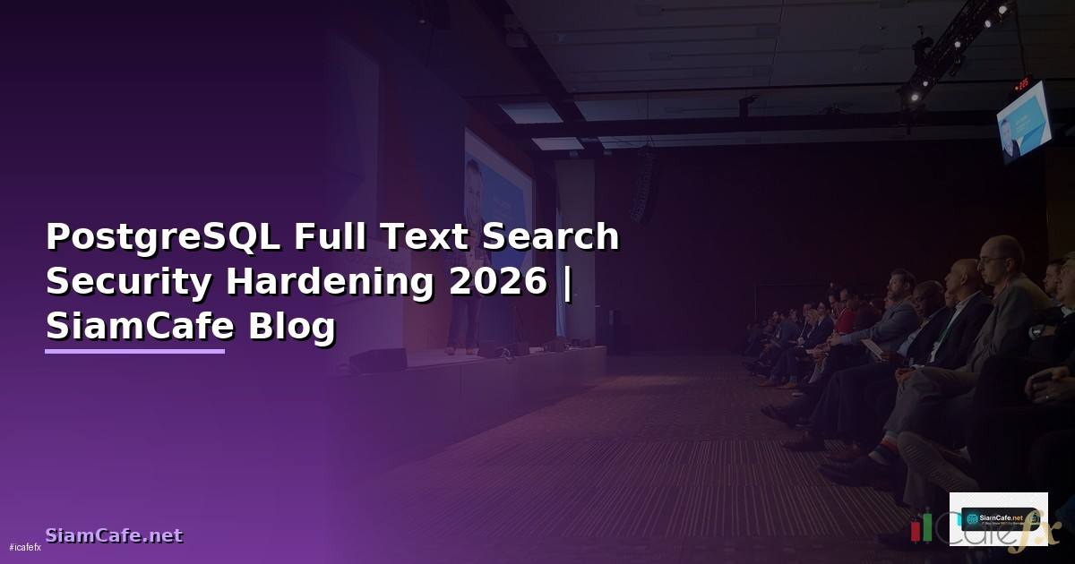 PostgreSQL Full Text Search Security Hardening