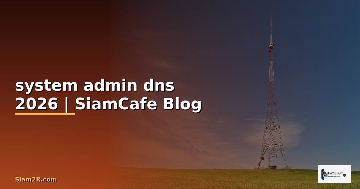 system admin dns คือ