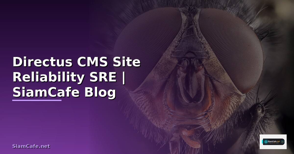 Directus CMS Site Reliability SRE