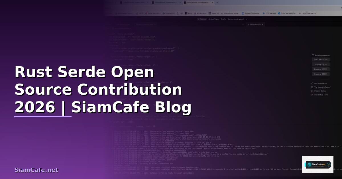 Rust Serde Open Source Contribution