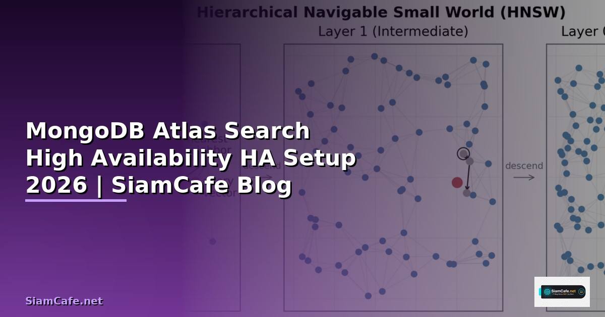 MongoDB Atlas Search High Availability HA Setup