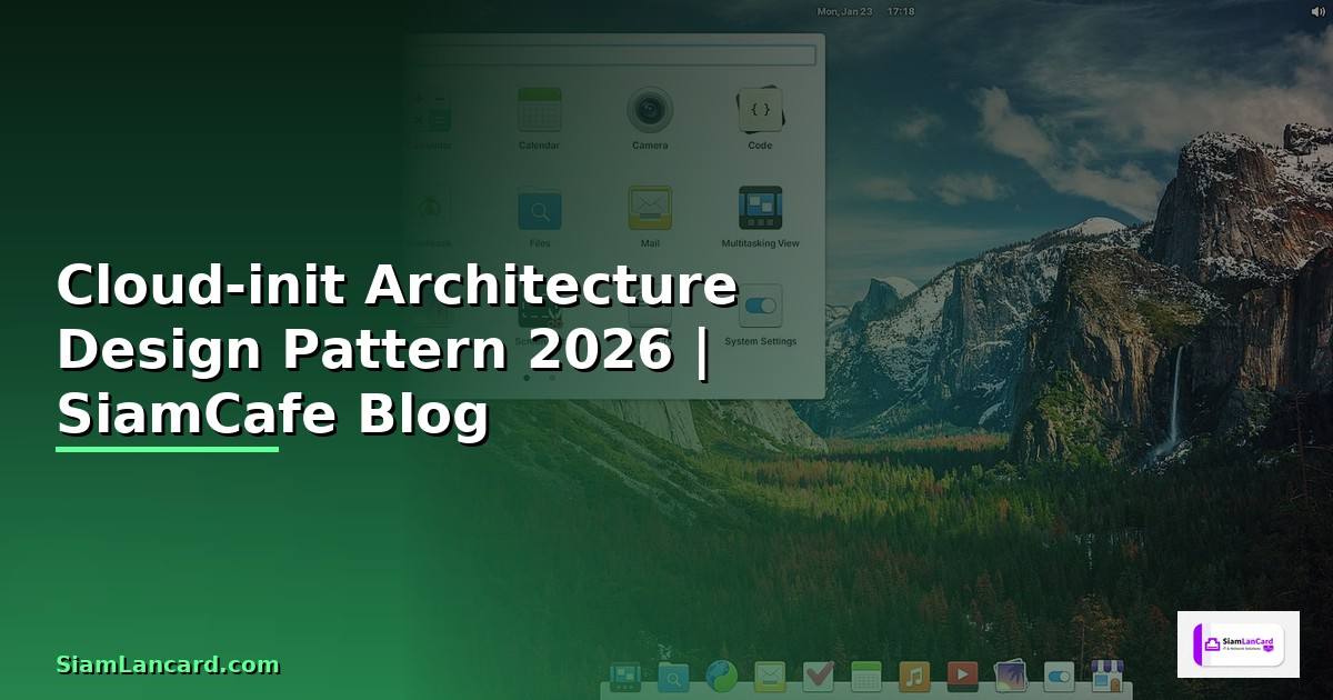 Cloud-init Architecture Design Pattern