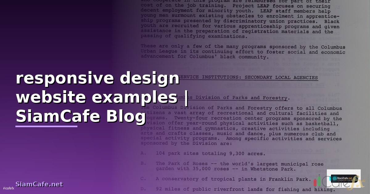 responsive design website examples