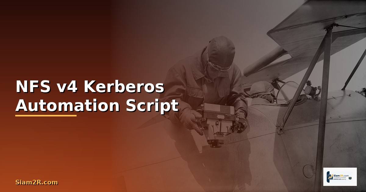 NFS v4 Kerberos Automation Script —