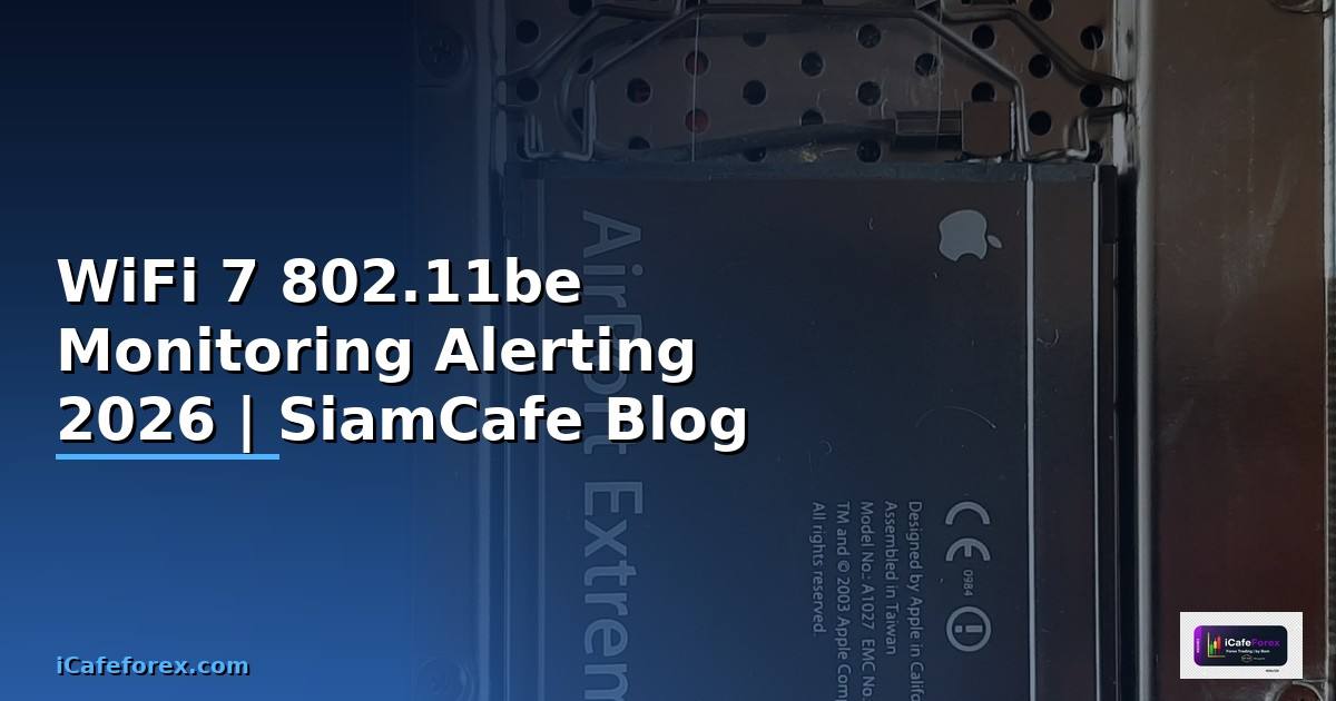 WiFi 7 802.11be Monitoring และ Alerting