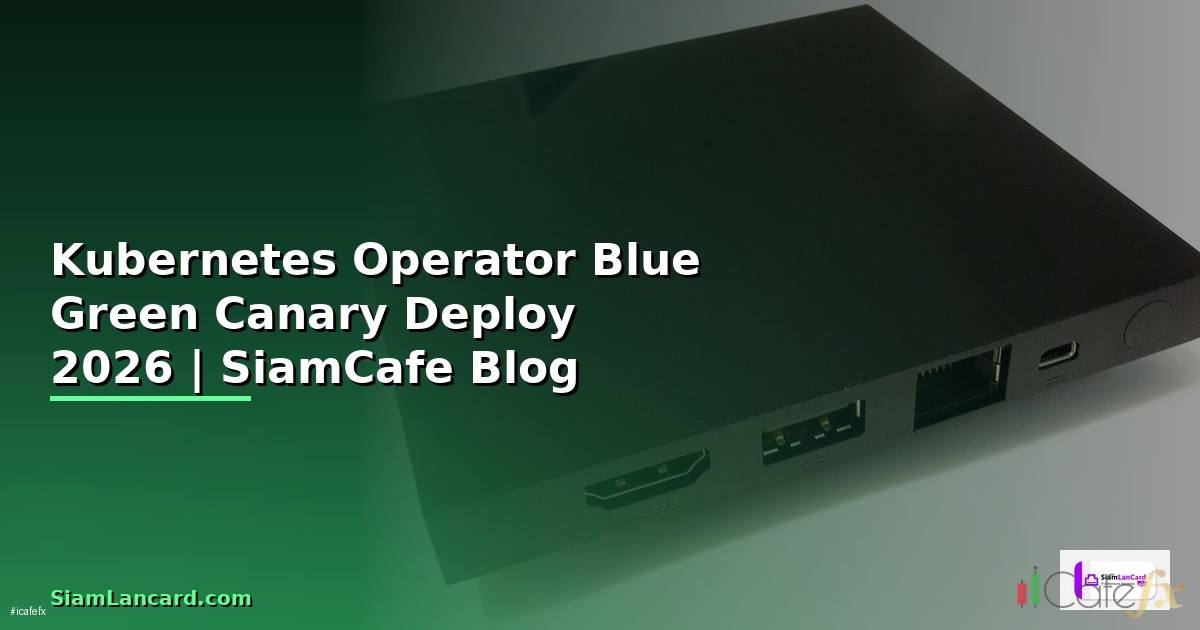 Kubernetes Operator Blue Green Canary Deploy