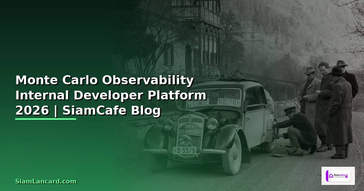 Monte Carlo Observability Internal Developer