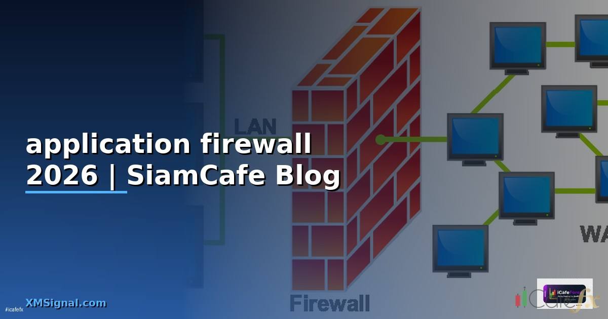 application firewall คือ — คู่มือฉบับสมบูรณ์ 2026