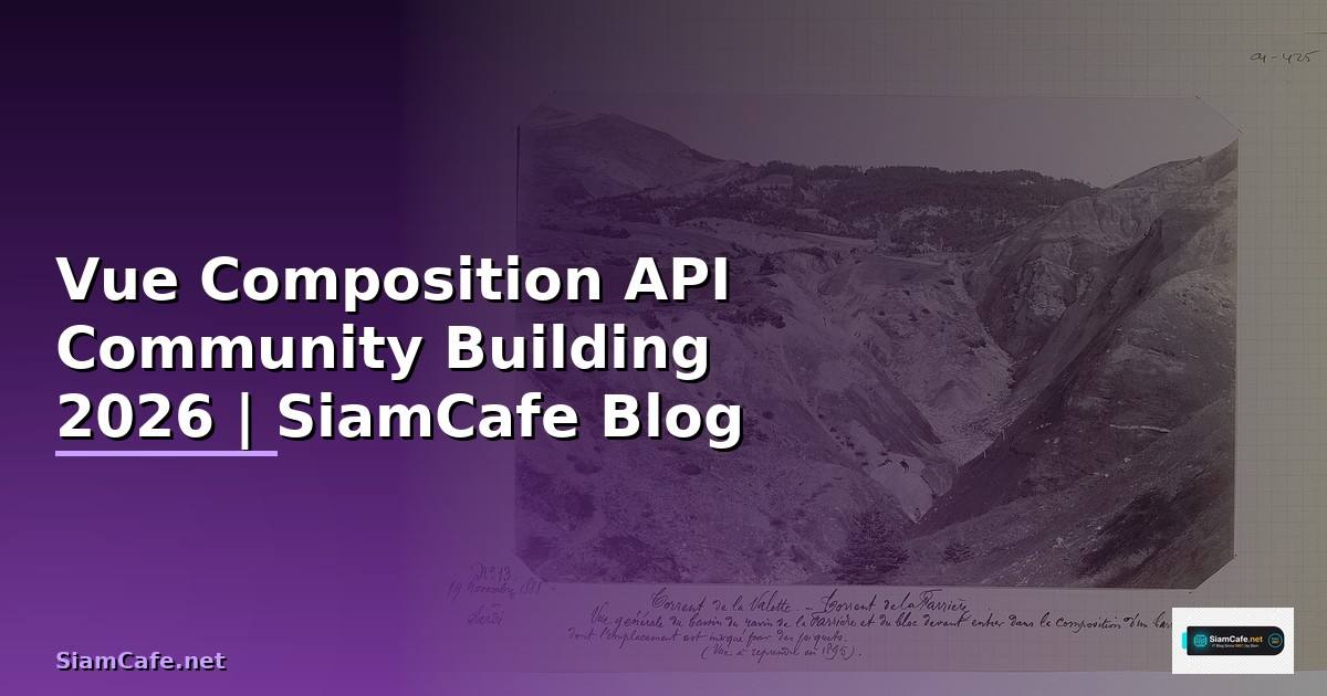 Vue Composition API Community Building