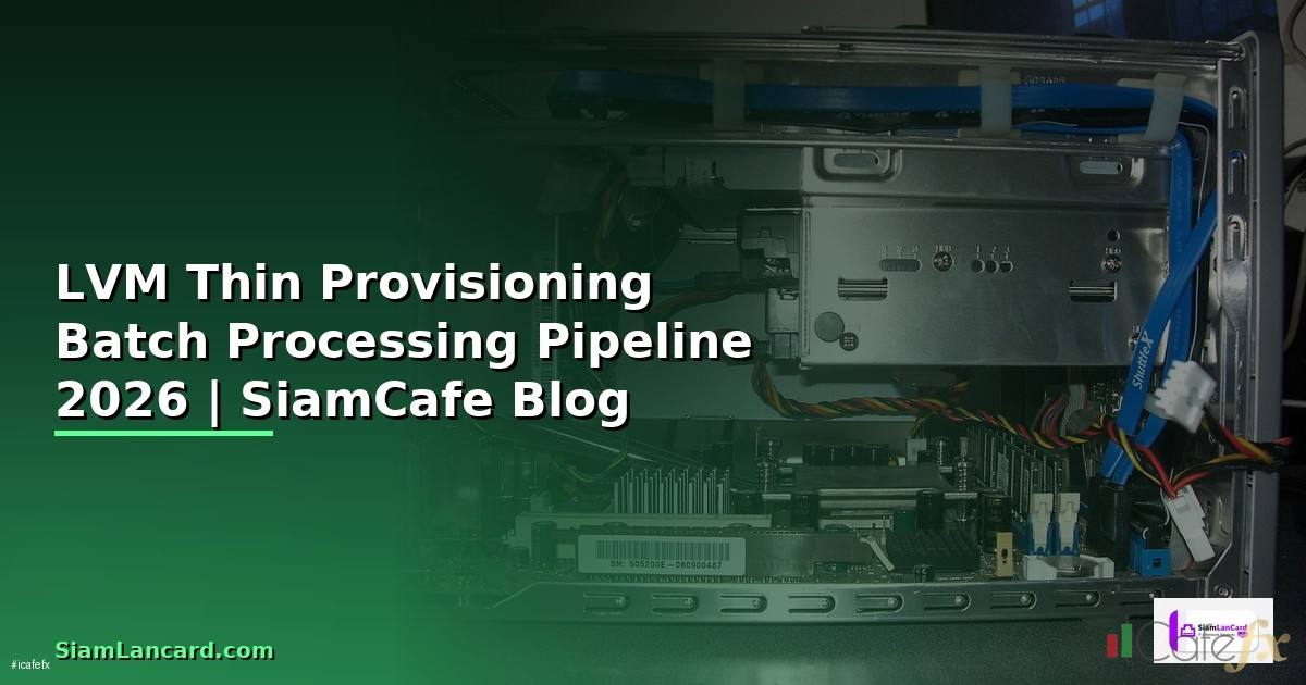 LVM Thin Provisioning Batch Processing Pipeline