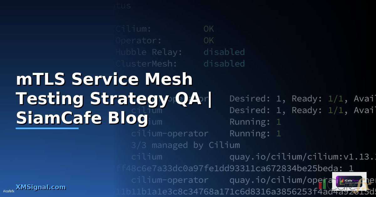 mTLS Service Mesh Testing Strategy QA