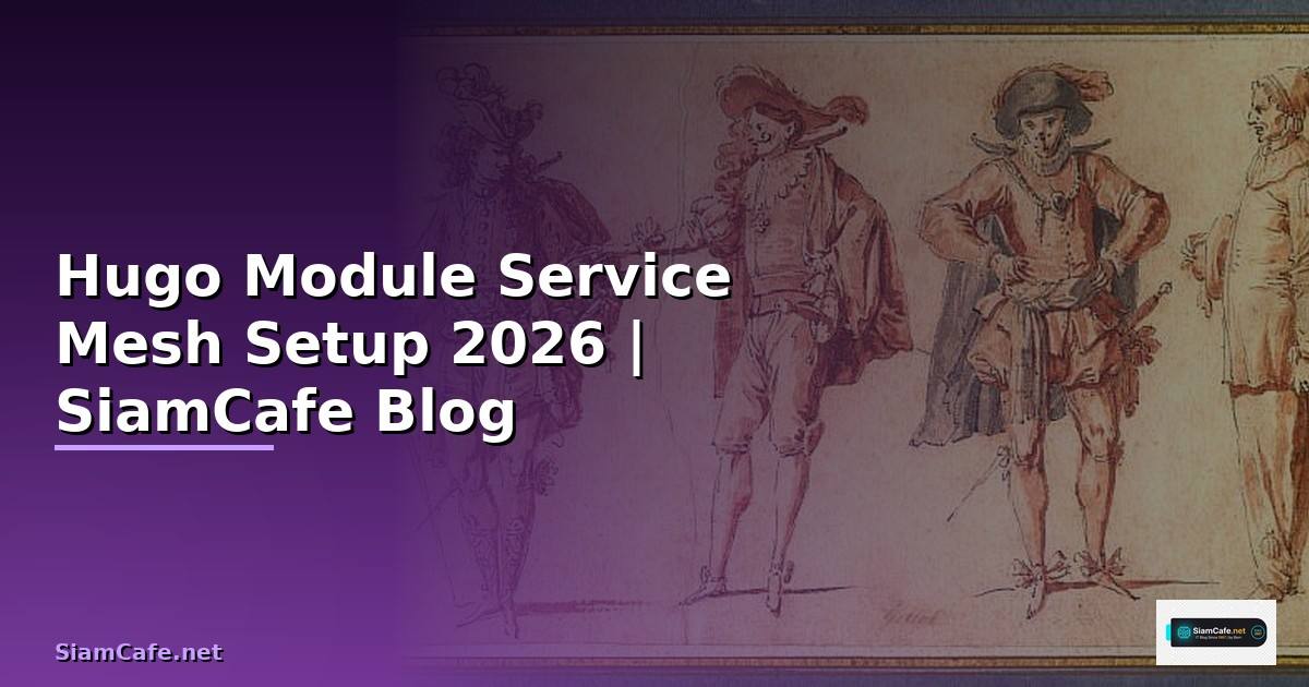 Hugo Module Service Mesh Setup