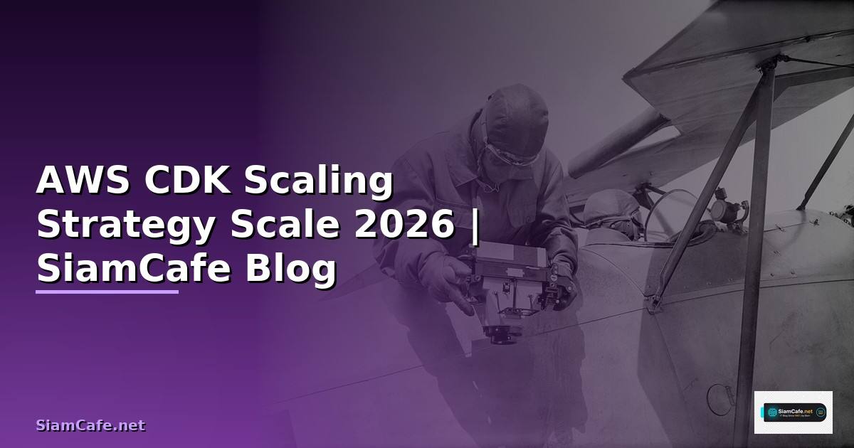 AWS CDK Scaling Strategy วิธี Scale
