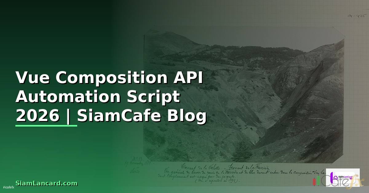 Vue Composition API Automation Script