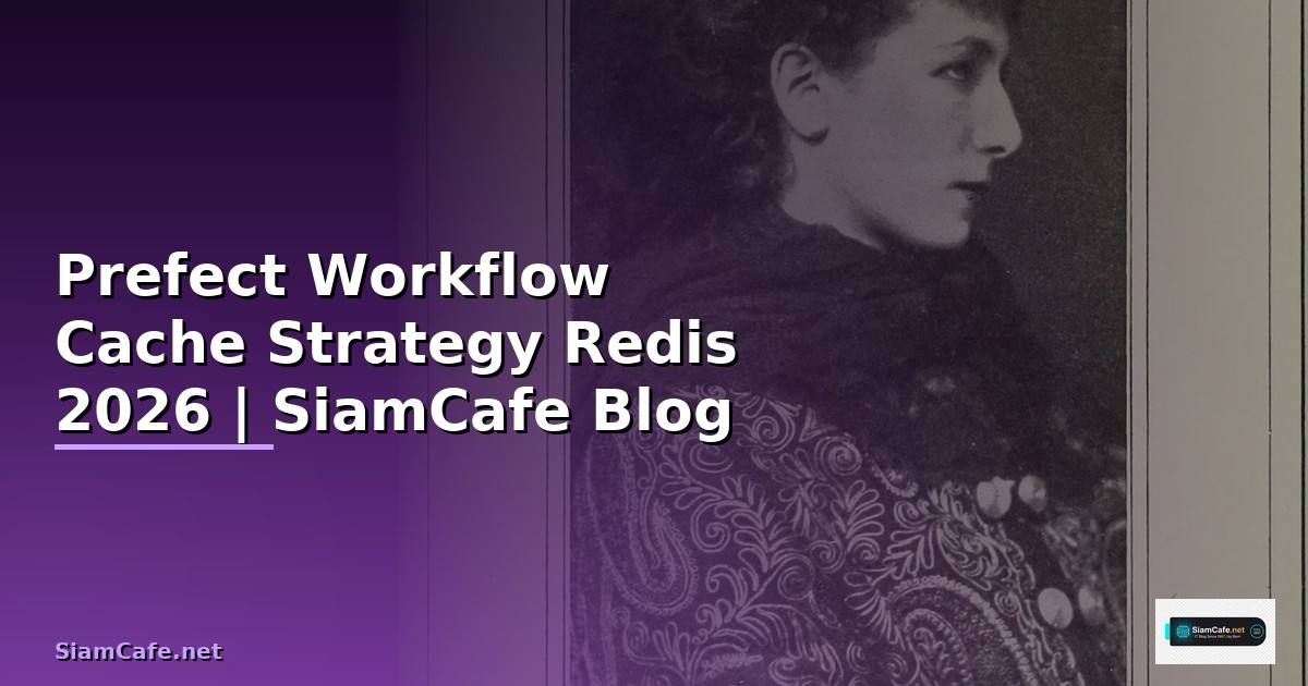 Prefect Workflow Cache Strategy Redis — คู่มือฉบับสมบูรณ์ 2026