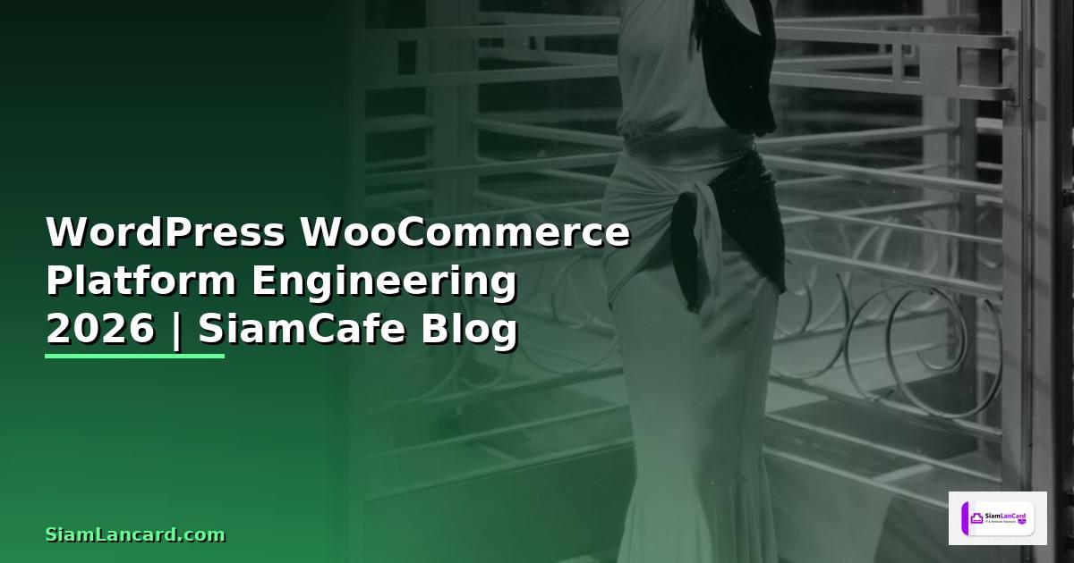 WordPress WooCommerce Platform Engineering