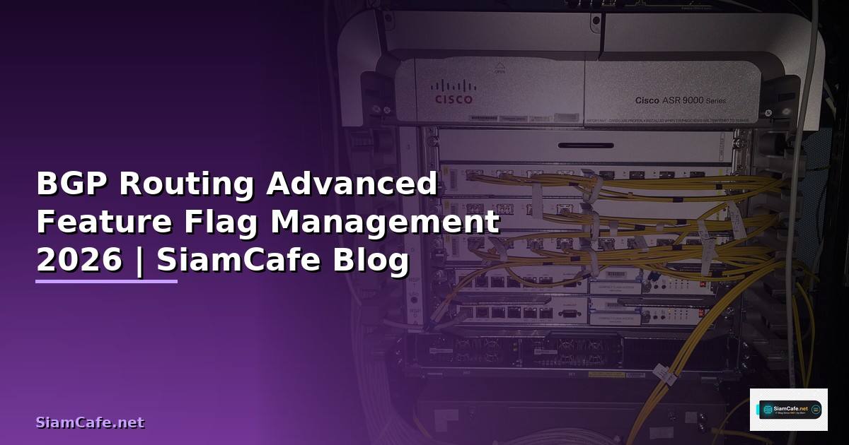 BGP Routing Advanced Feature Flag Management — คู่มือฉบับสมบูรณ์ 2026