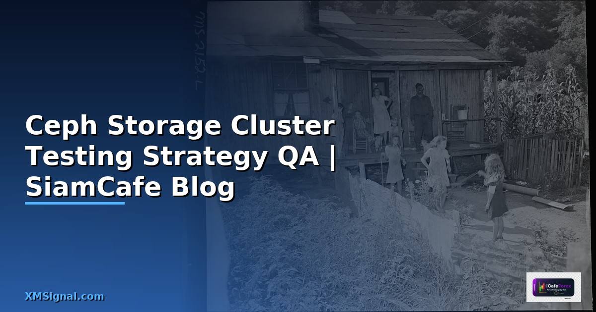 Ceph Storage Cluster Testing Strategy QA —