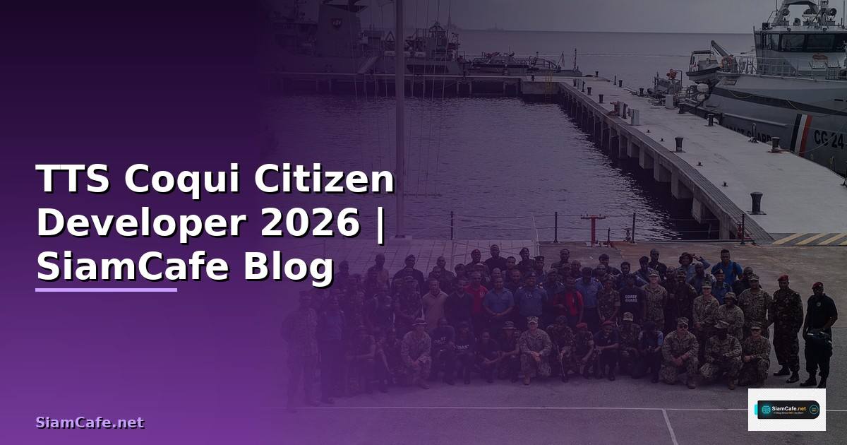 TTS Coqui Citizen Developer