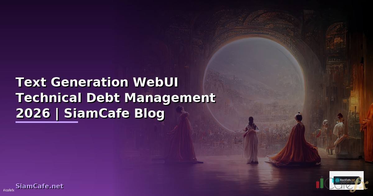 Text Generation WebUI Technical Debt Management