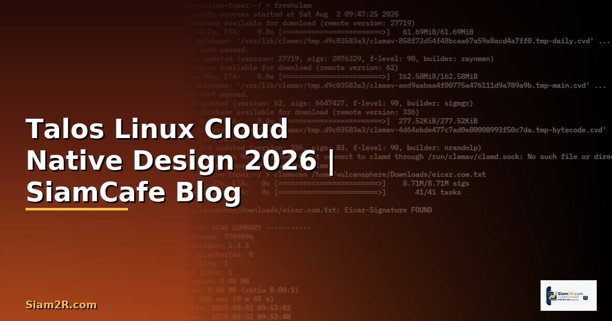 Talos Linux Cloud Native Design
