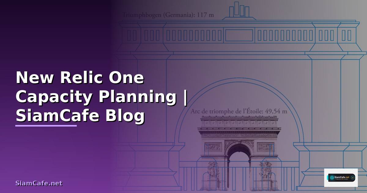 New Relic One Capacity Planning