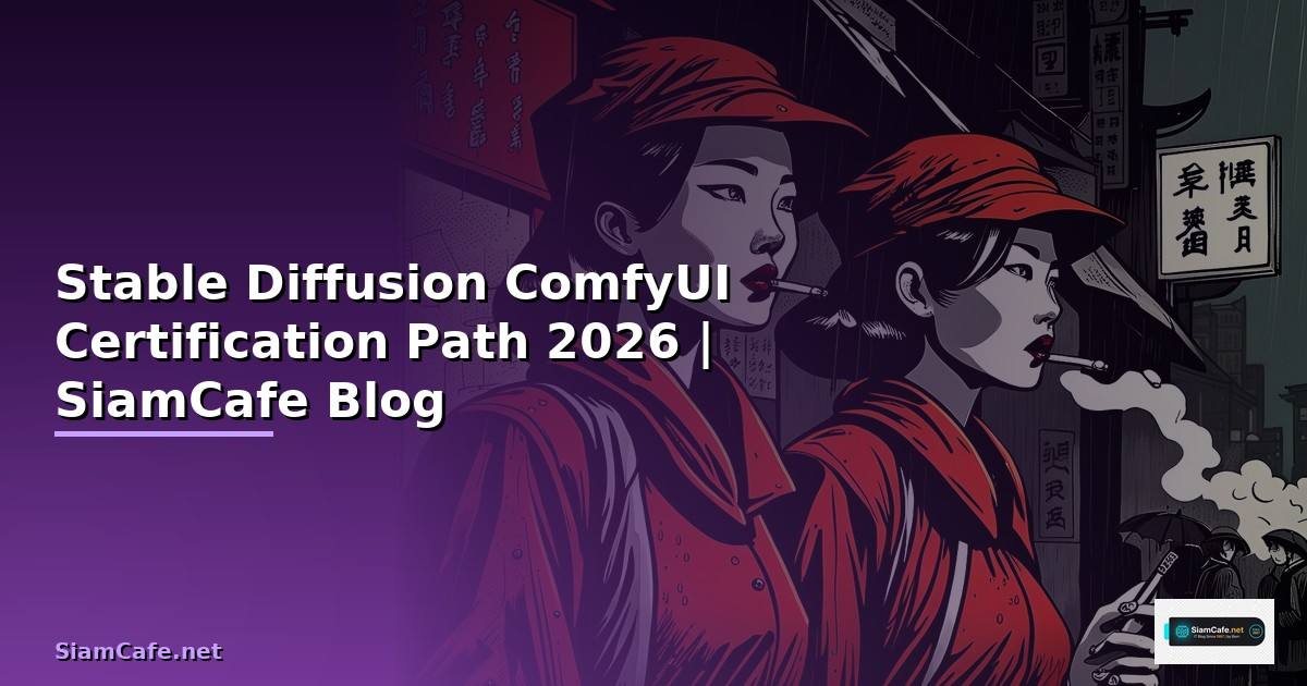 Stable Diffusion ComfyUI Certification Path