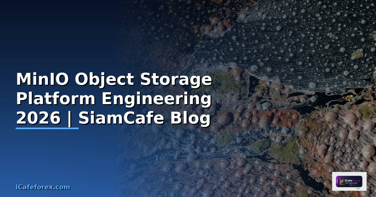 MinIO Object Storage Platform Engineering