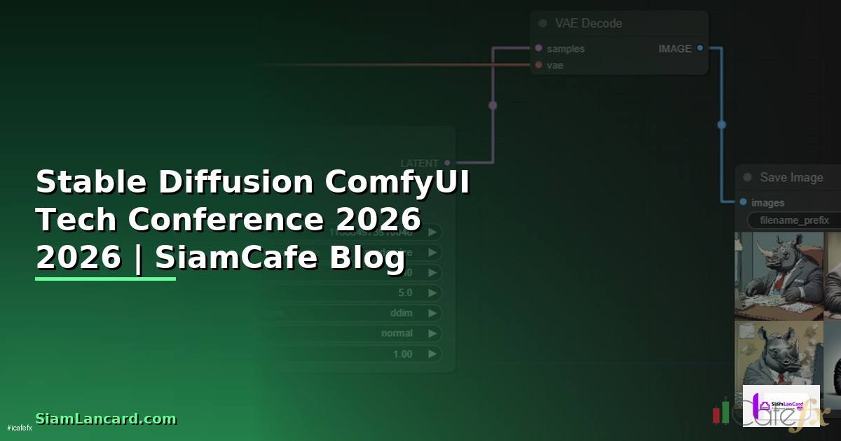 Stable Diffusion ComfyUI Tech Conference 2026