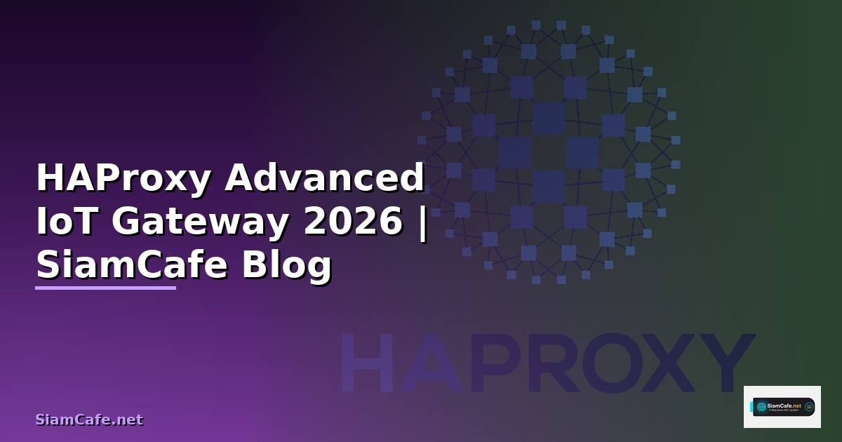 HAProxy Advanced IoT Gateway