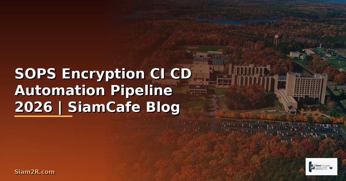 SOPS Encryption CI CD Automation Pipeline