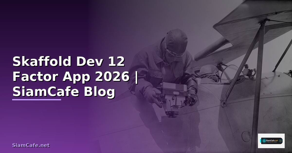 Skaffold Dev 12 Factor App