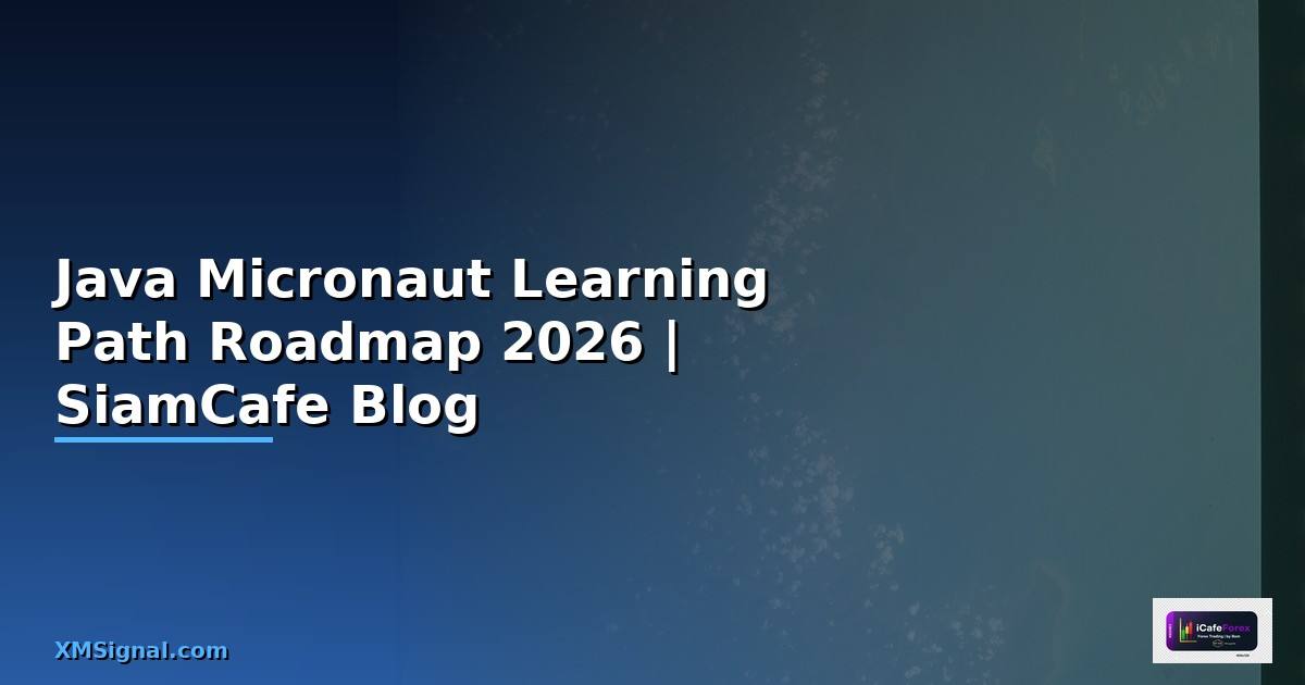 Java Micronaut Learning Path Roadmap