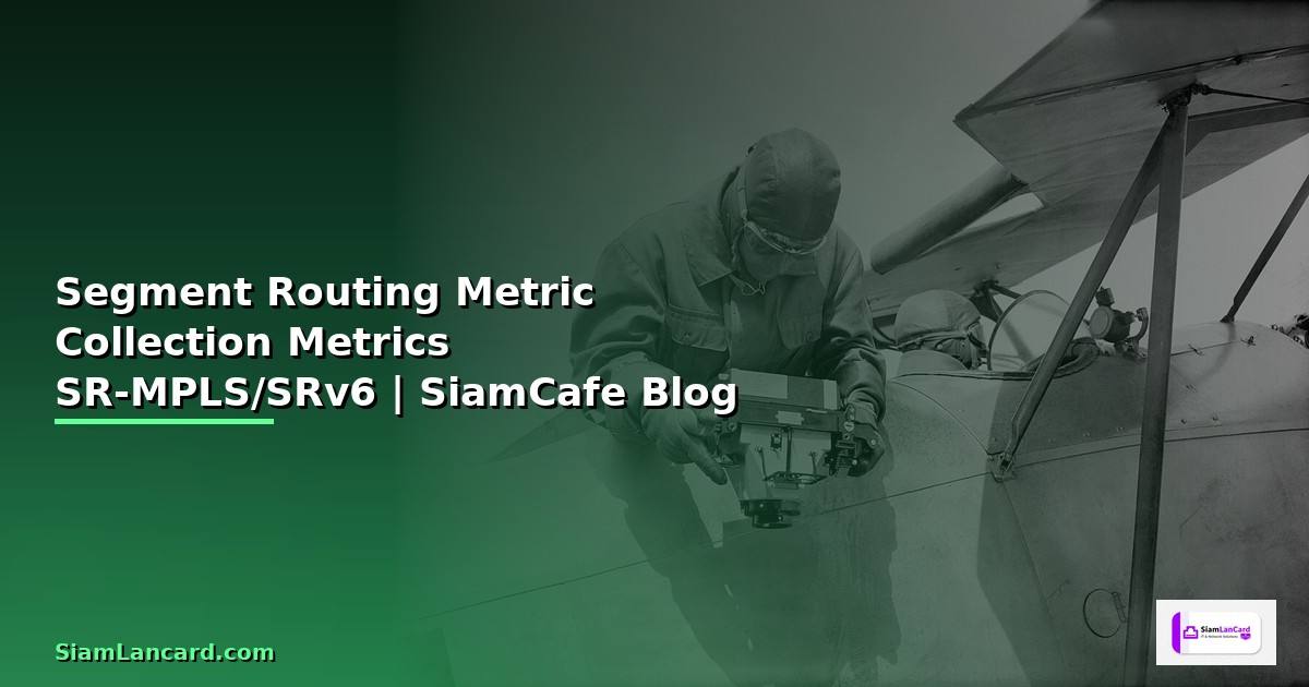 Segment Routing Metric Collection — เก็บ Metrics