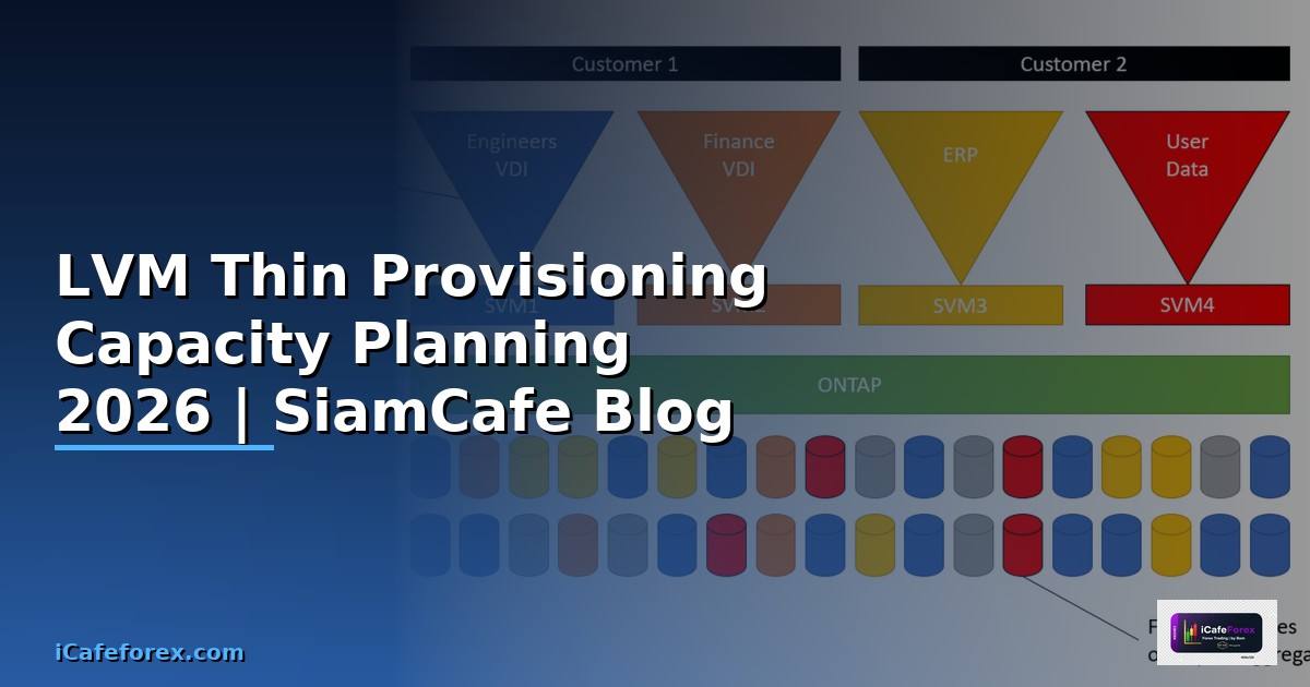 LVM Thin Provisioning Capacity Planning — คู่มือฉบับสมบูรณ์ 2026