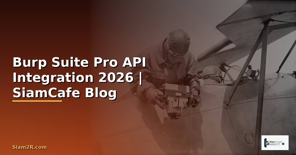 Burp Suite Pro API Integration เชื่อมต่อระบบ