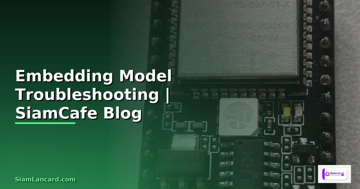 Embedding Model Troubleshooting แก้ปัญหา
