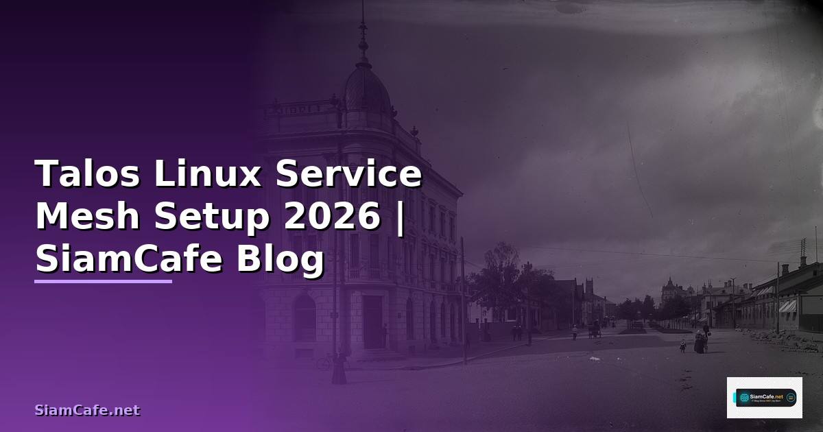 Talos Linux Service Mesh Setup