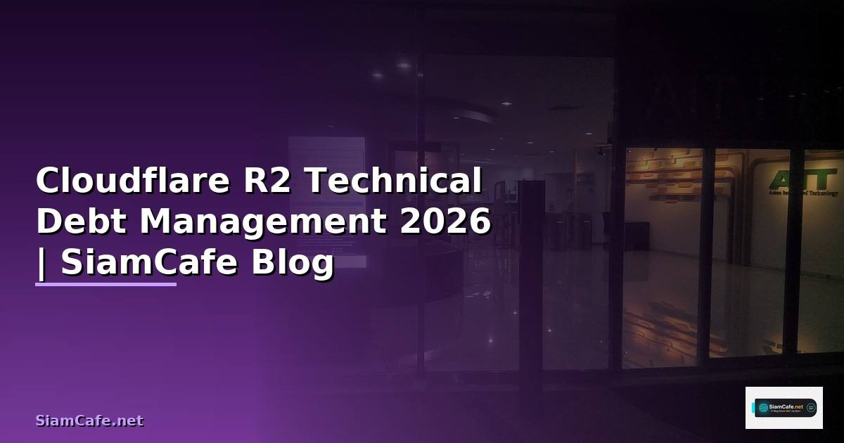Cloudflare R2 Technical Debt Management