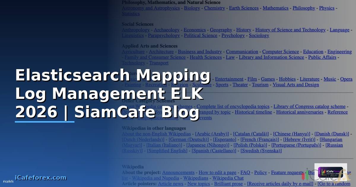 Elasticsearch Mapping Log Management ELK