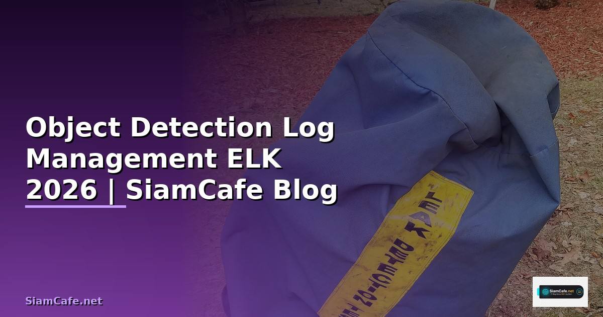 Object Detection Log Management ELK