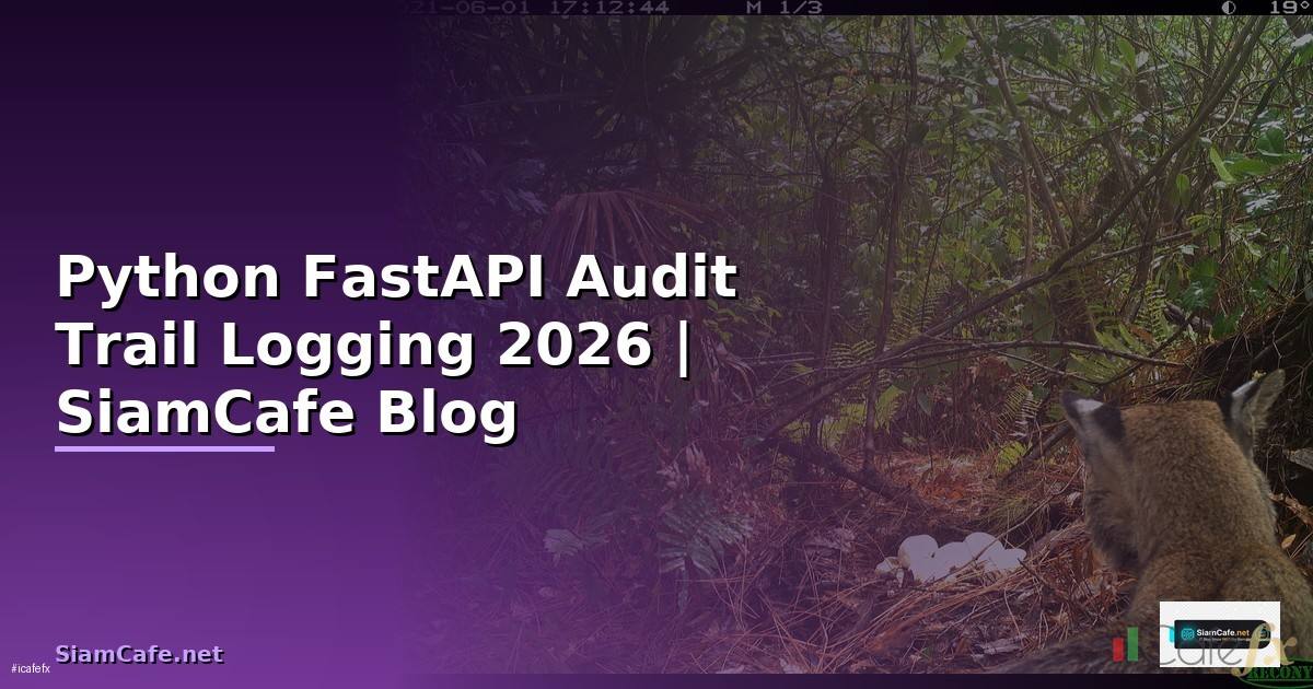 Python FastAPI Audit Trail Logging