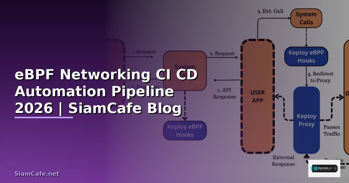 eBPF Networking CI CD Automation Pipeline