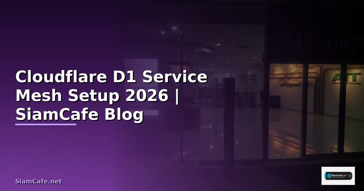 Cloudflare  Service Mesh Setup