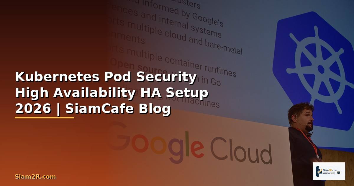 Kubernetes Pod Security High Availability HA