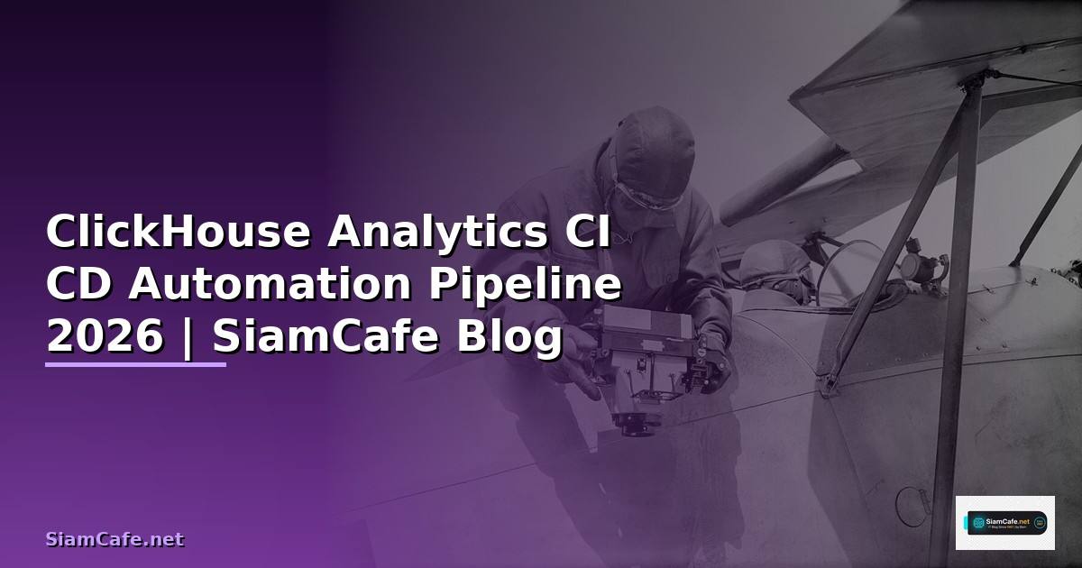 ClickHouse Analytics CI CD Automation Pipeline