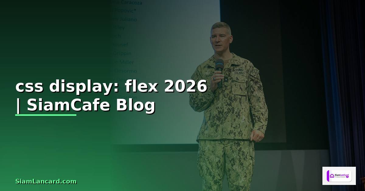 css display: flex คือ