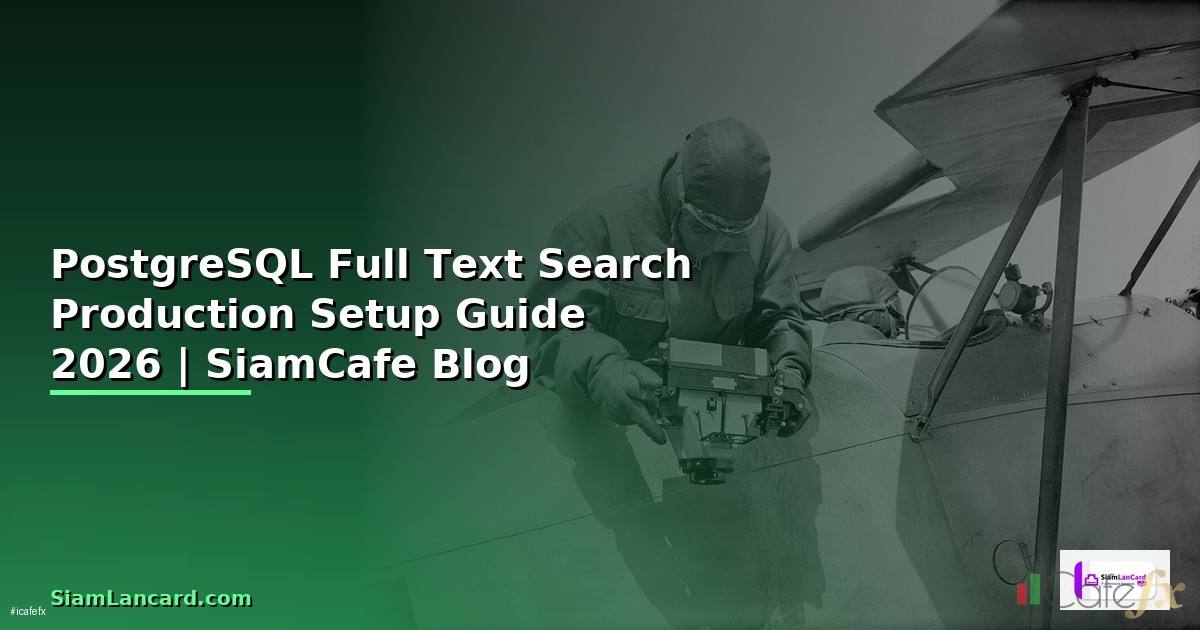 PostgreSQL Full Text Search Production Setup