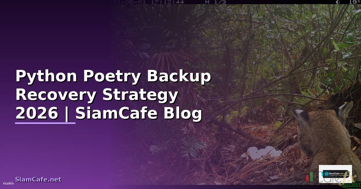 Python Poetry Backup Recovery Strategy